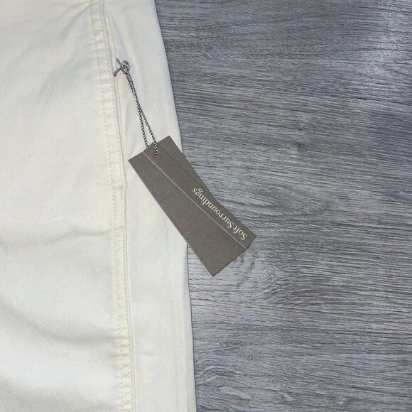 Soft Surroundings Women’s 18 Pants Driftwood Lightweight Chambray Wide Leg NWT - Picture 5 of 16